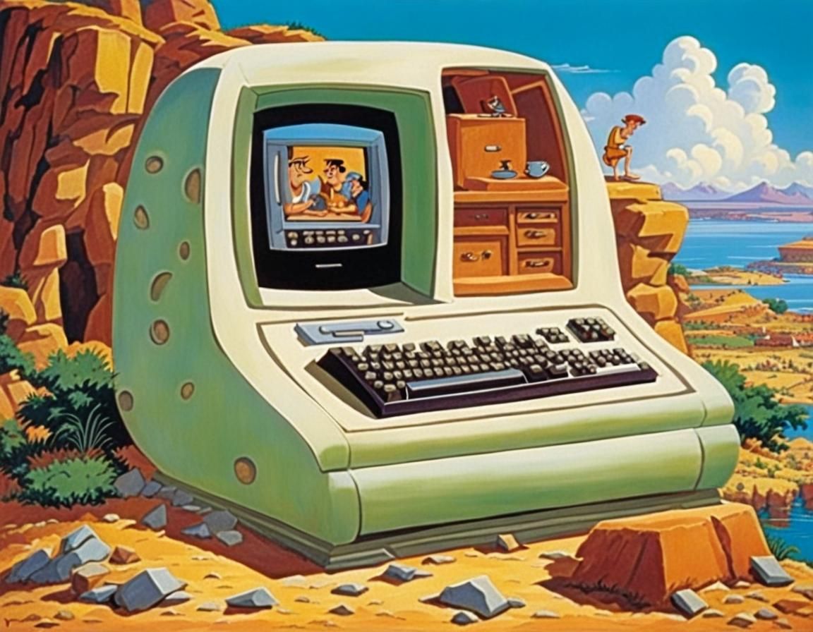 Computer from the Flintstones