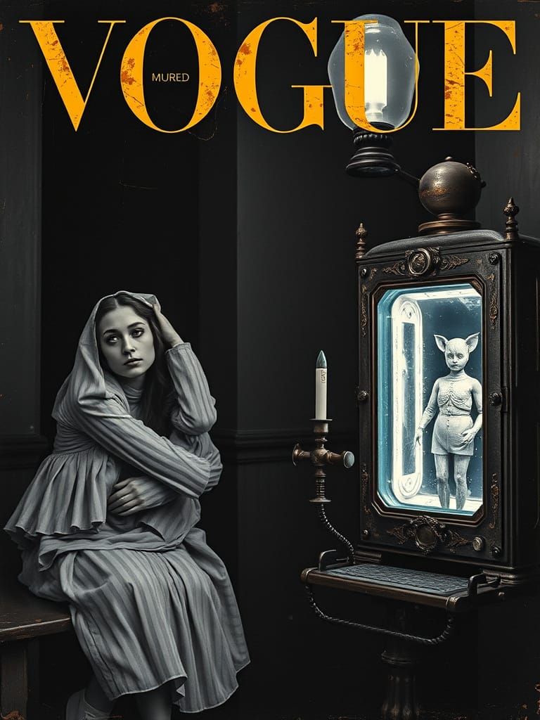 Surreal Baroque Dream in Rusty Futurism