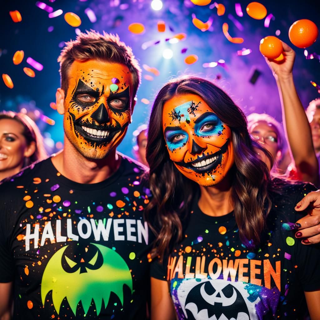 Festive Halloween Party: Vibrant Digital Photography