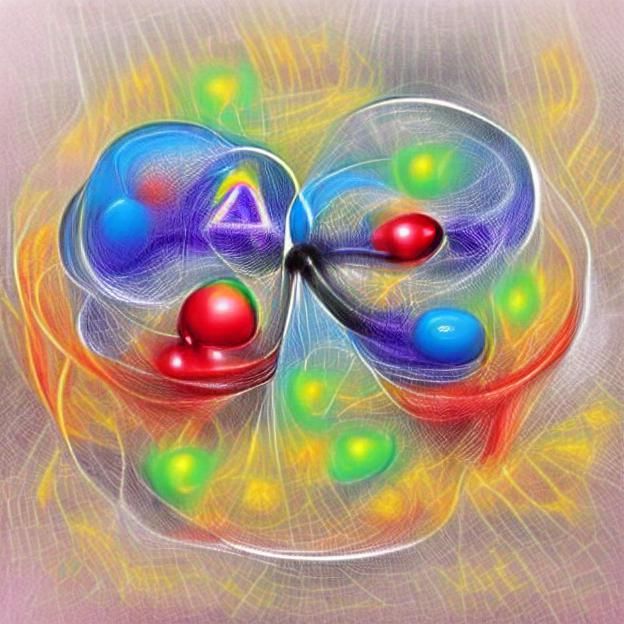 Atoms in Quantum Superposition: Colourful Detailed Sketch