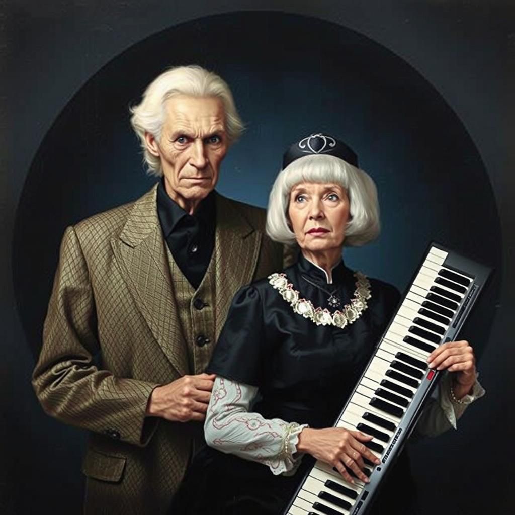 Retro Christian Music Icons in a Groovy 1960s Aesthetic