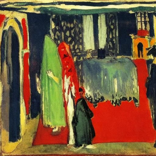 Vampire's Gift: Safe-ul-Muluk in Rothko and Korovin Style