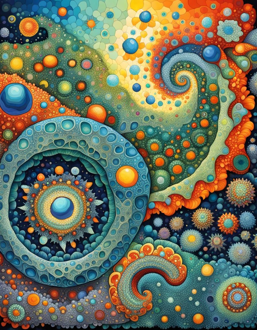 Crystallized Amoeba: A Fractal Binary Tessellation