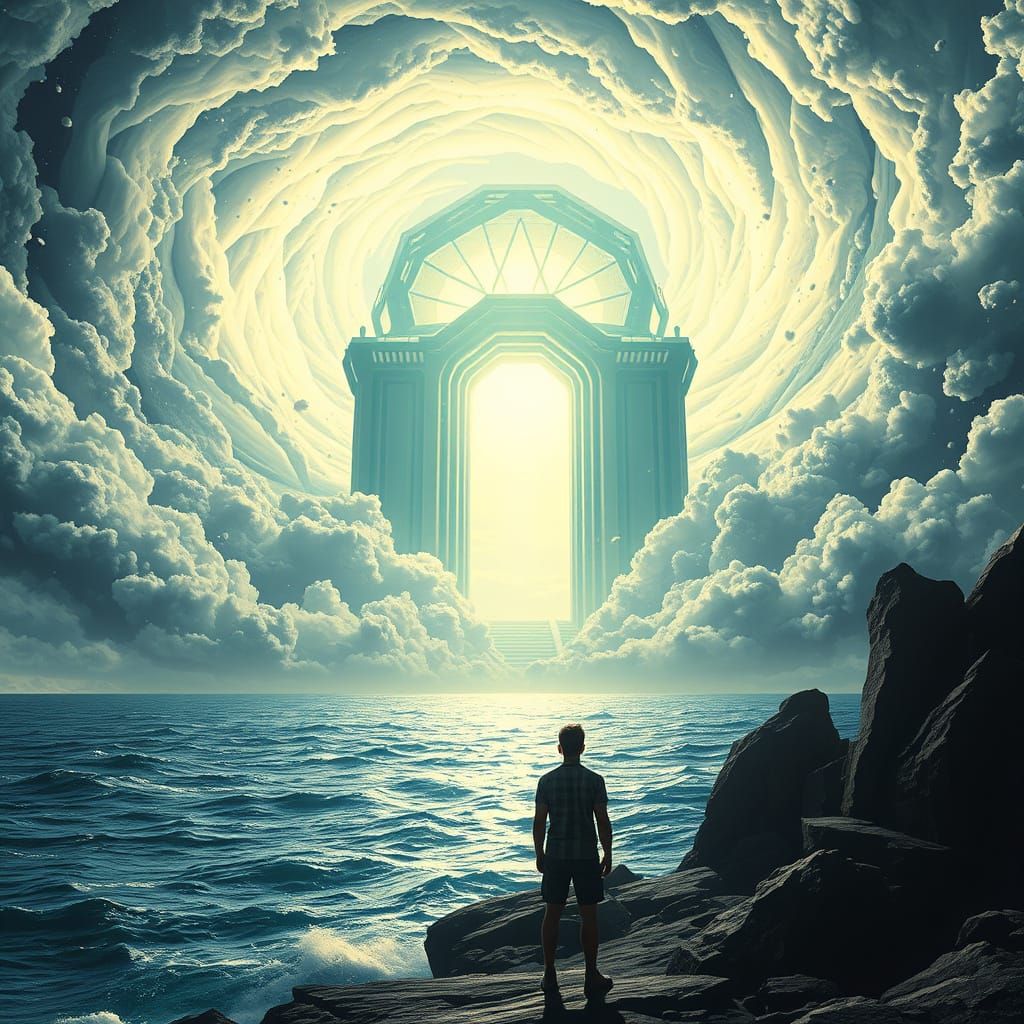 Radiant Gate of Commensurability in Futuristic Style