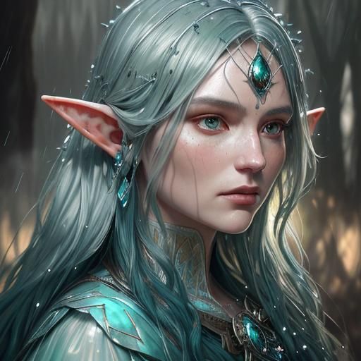 Enchanting Elf King and Queen Portrait