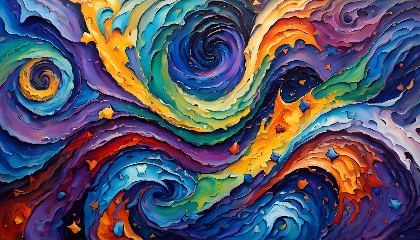 Blue Proto-Stars Swirling in Cosmic Vortex