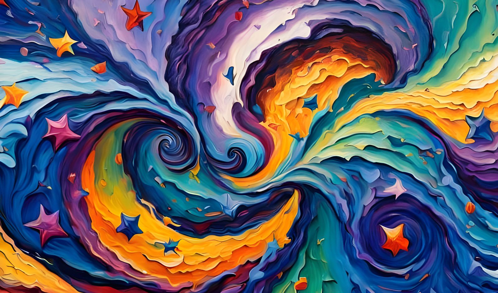 Blue Proto-Stars in a Cosmic Vortex