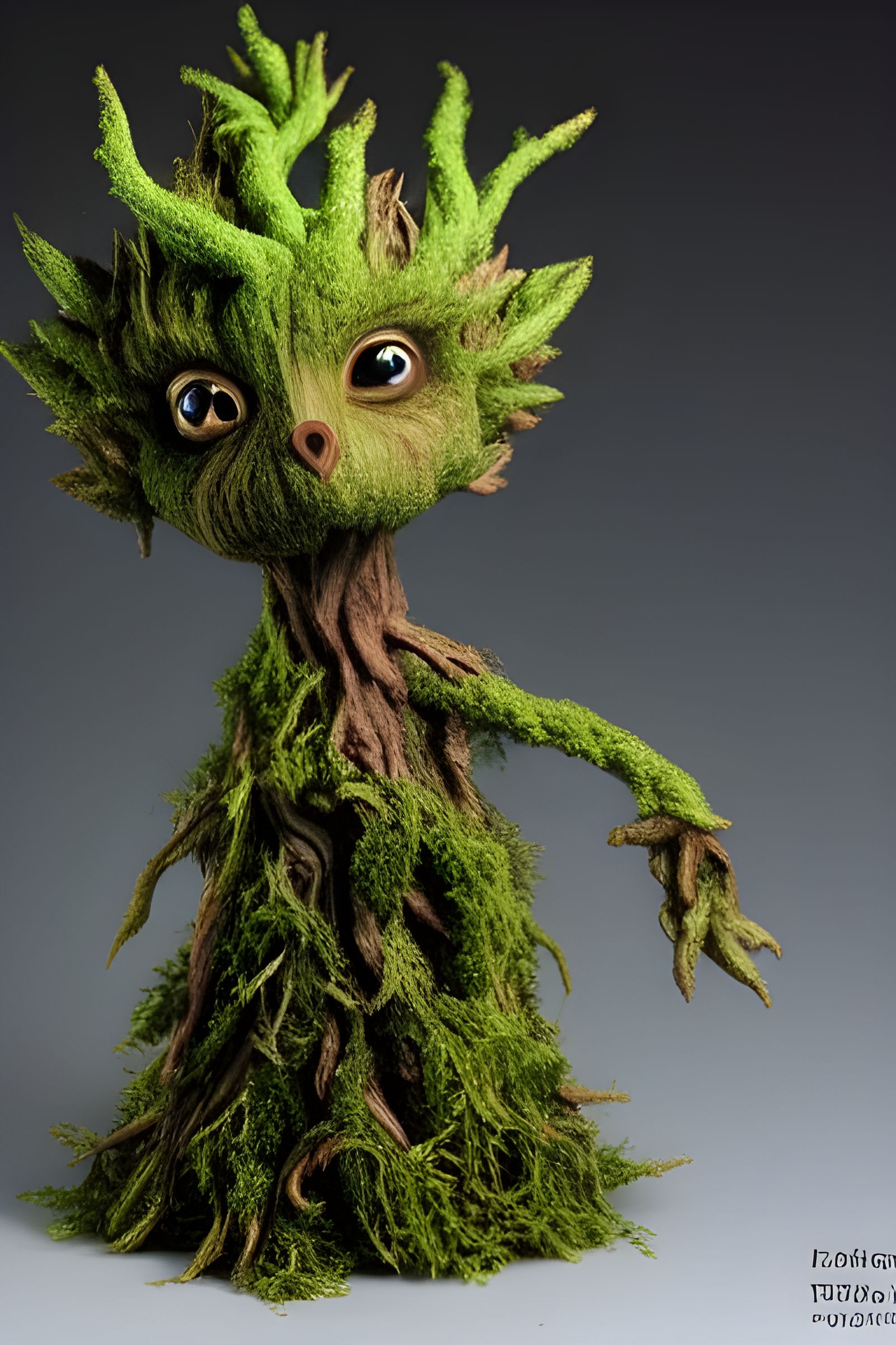 Portrait of a Baby Treebeard Spriggan Dryad Hybrid
