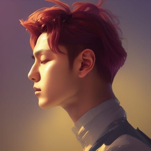 Ateez and BTS Portrait by Greg Rutkowski