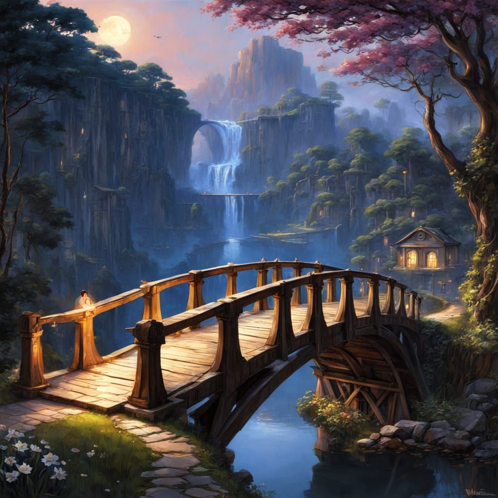 Ethereal Bridge of Light and Innocence