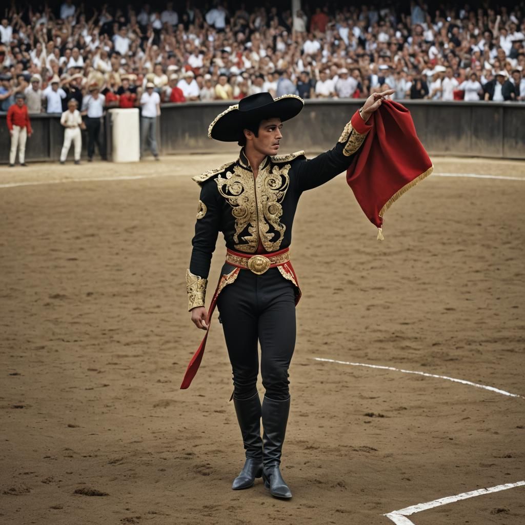 Brave Matador in the Style of Felix Asiego