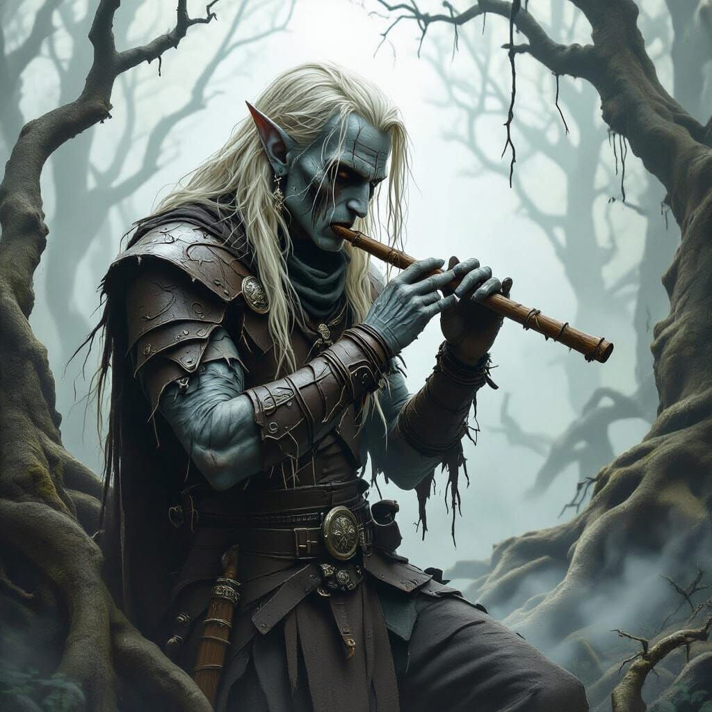 Undead Elf Warrior's Haunting Forest Melody