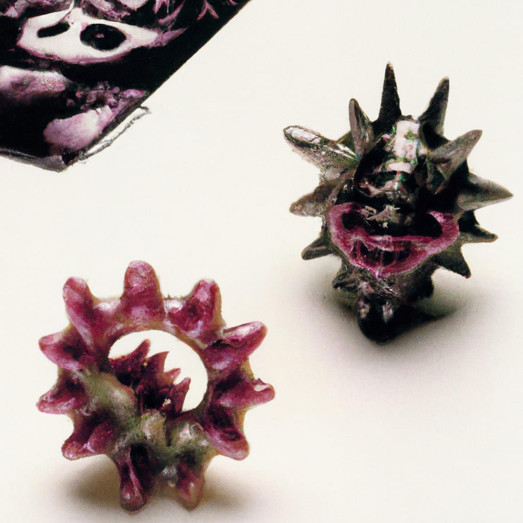 H.R. Giger-Inspired Silk Gummy Candy, 1980s Magazine