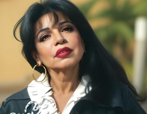 Realistic Portrait of a Mature Latina Woman
