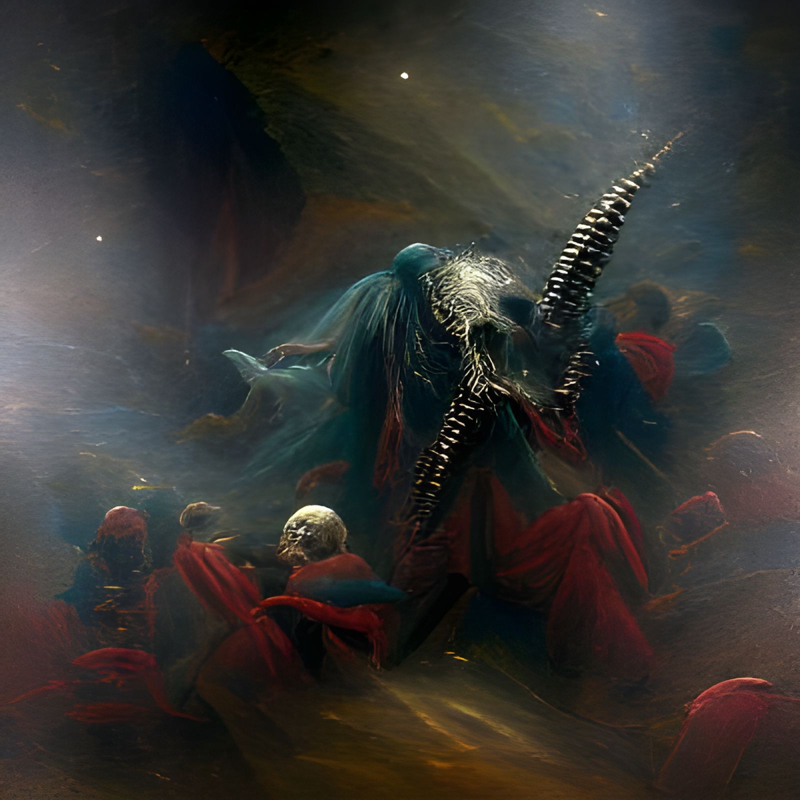 Starscourge: A Gothic Horror Illustration