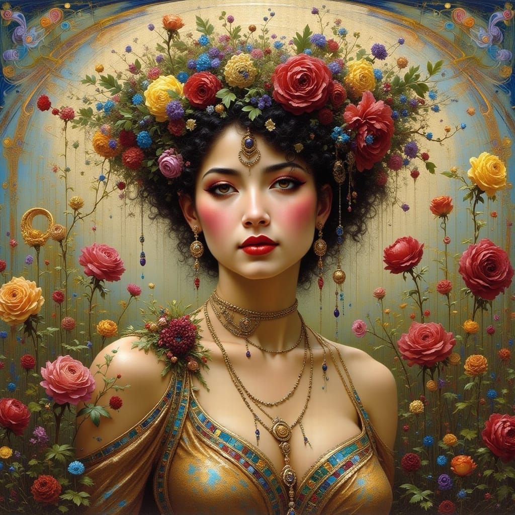 A Serene Portrait of Ethereal Beauty