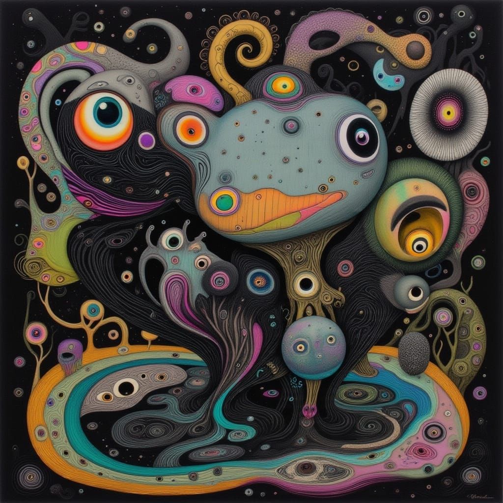 Surreal Masterpiece of Delusional Inception and Organic Surr...