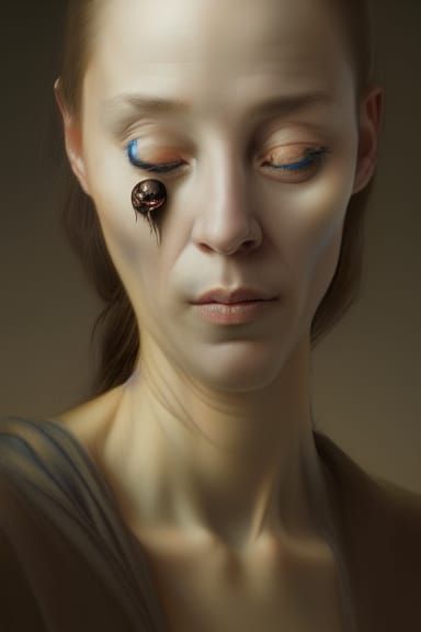 Disturbing Beauty: A Hieronymus Bosch-Style Portrait