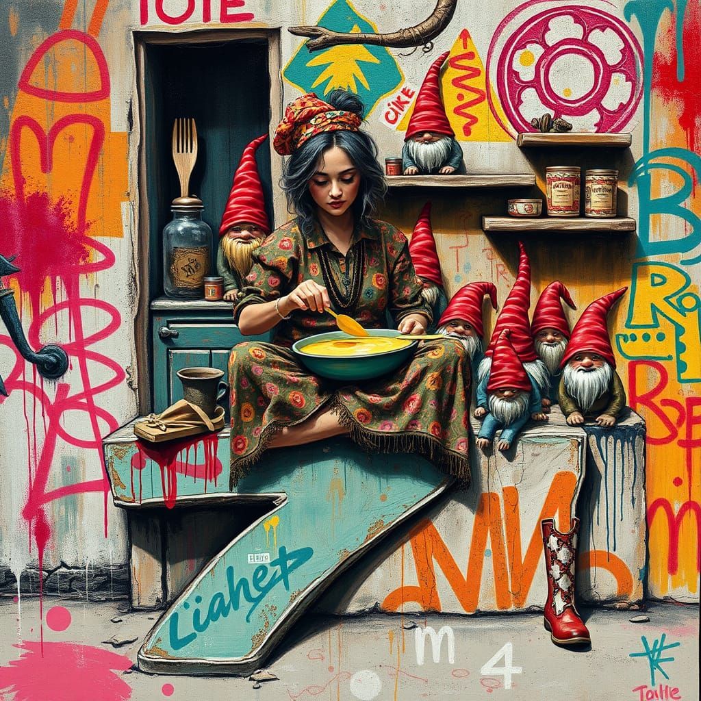 Gnome Omelet: A Polychromatic Kitchen Fantasy