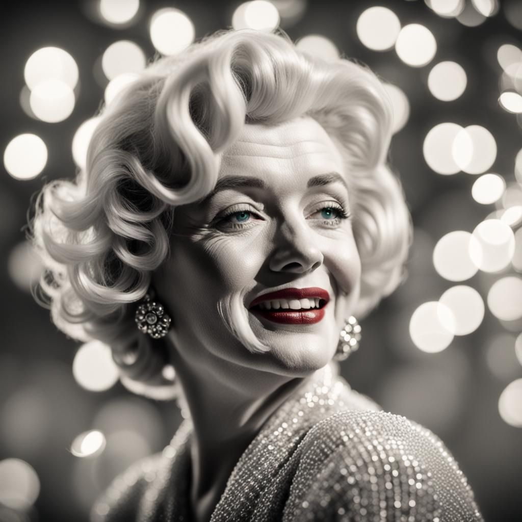 Marilyn Monroe as a 98-Year-Old Woman