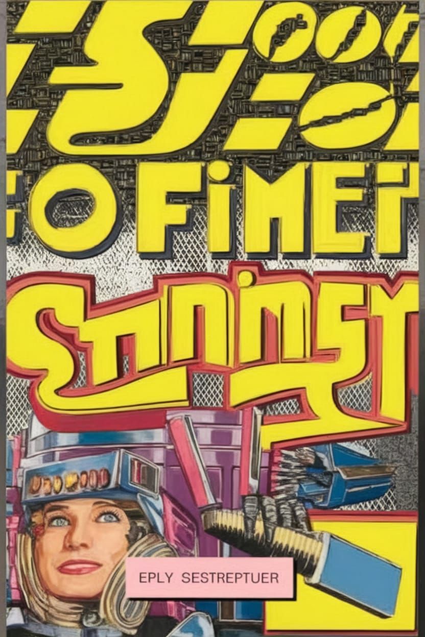 Cyberpunk Robot Mecha on Sunset Boulevard