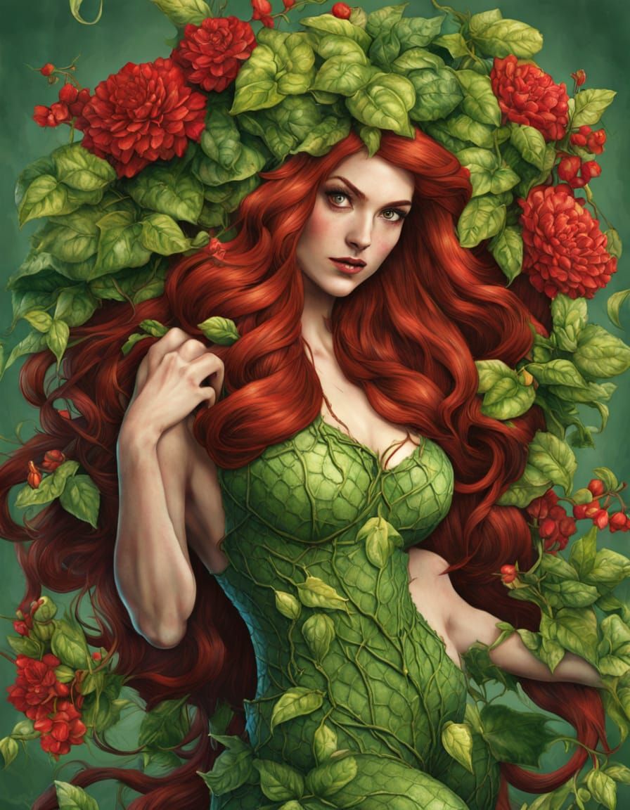 Alison Brie as Cyberpunk Poison Ivy