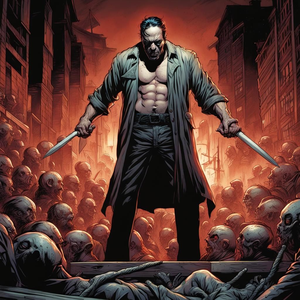 Torturer in Comic Book Art Style