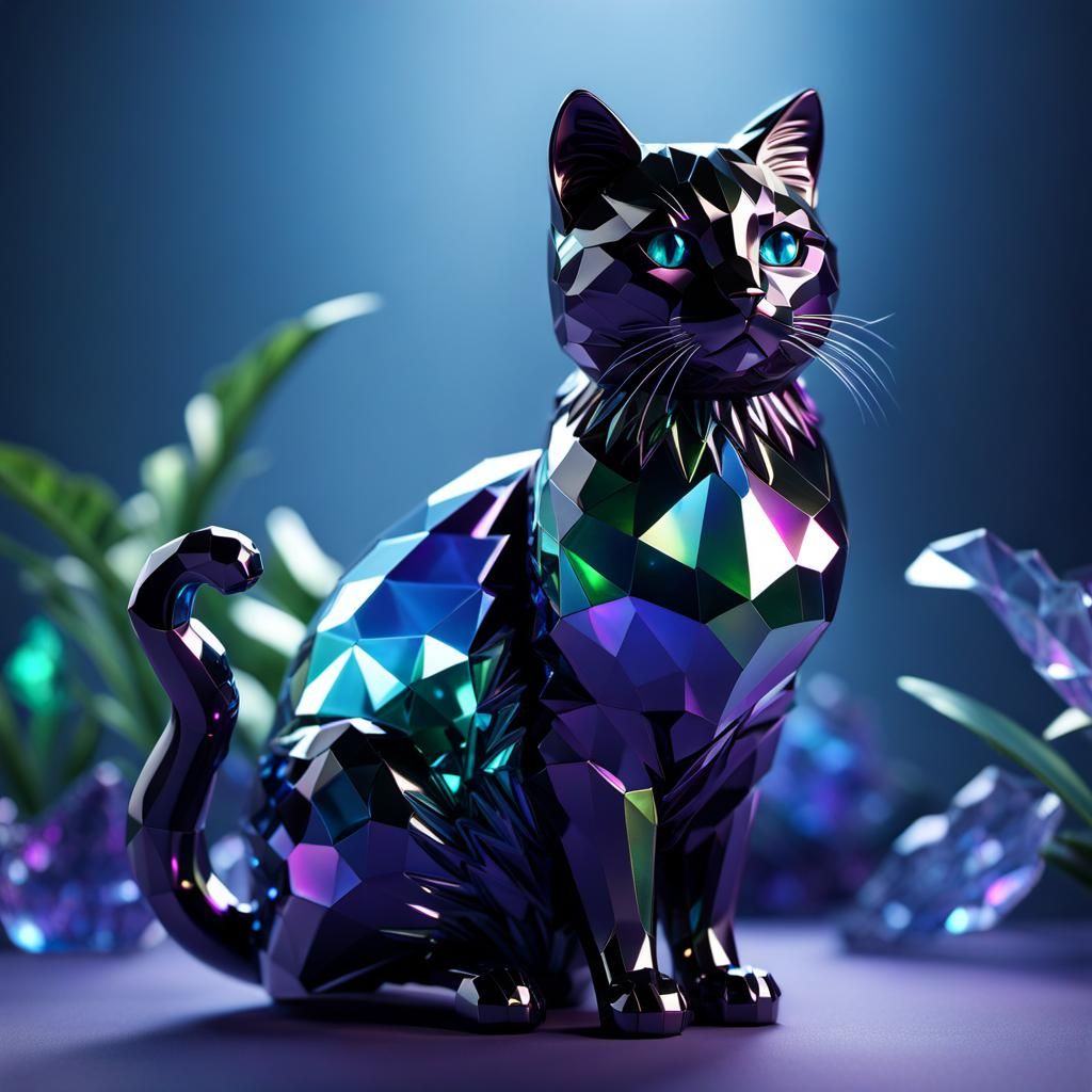Crystal cat