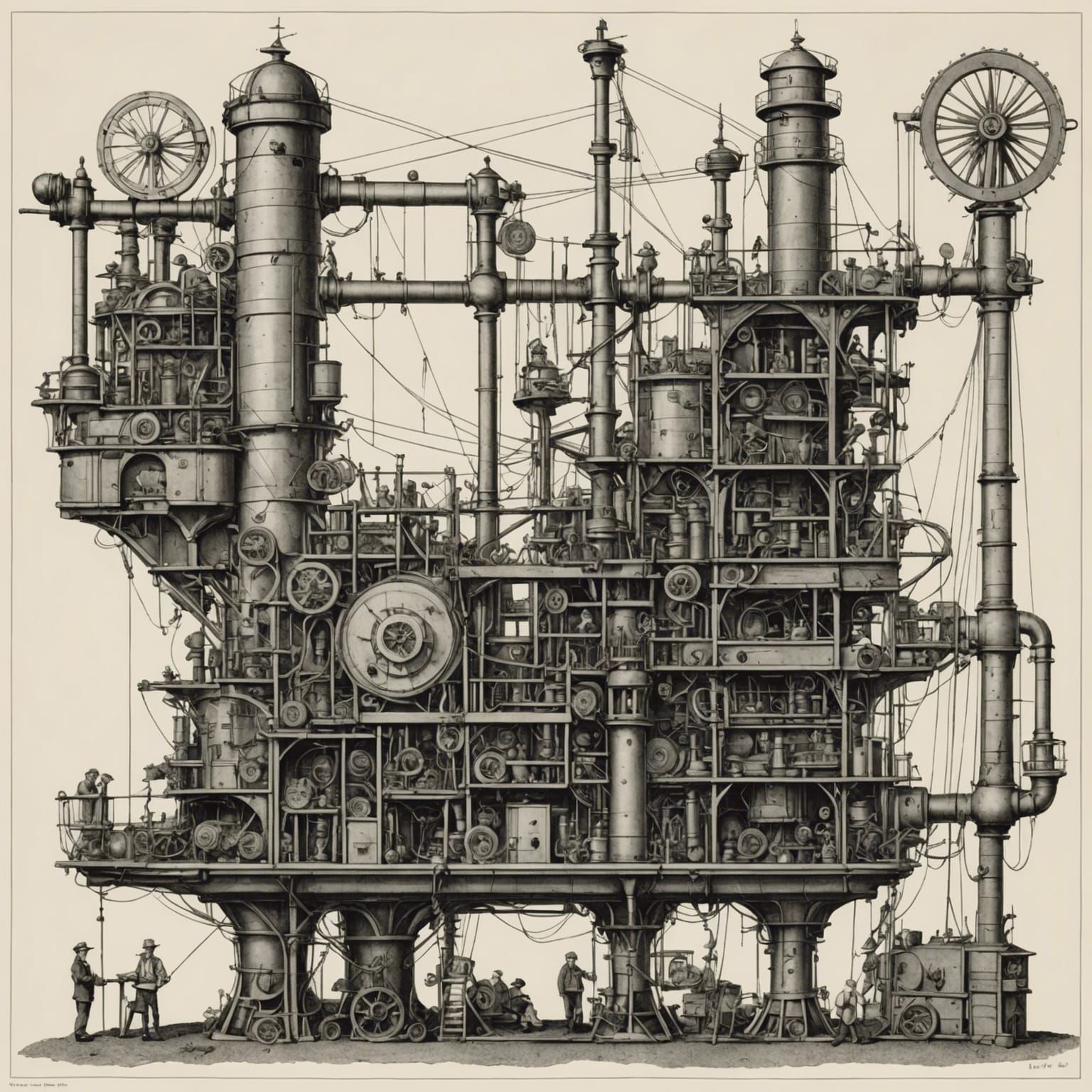 Remarkably Complicated Heath Robinson Contraption