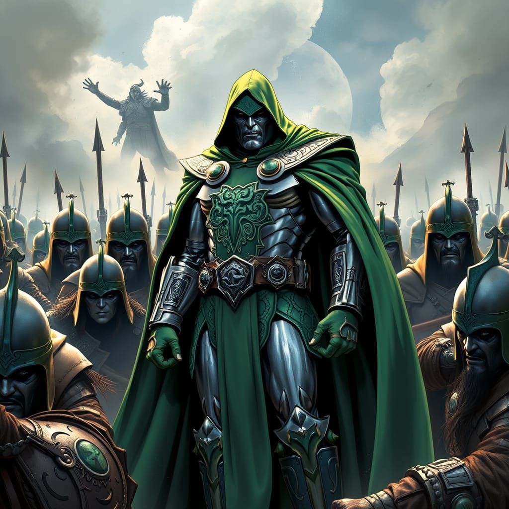 Doctor Doom Confronts Ancient Mongolian Warriors in Shimmeri...