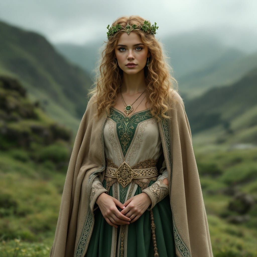 Majestic Irish Celtic Goddess of Ireland