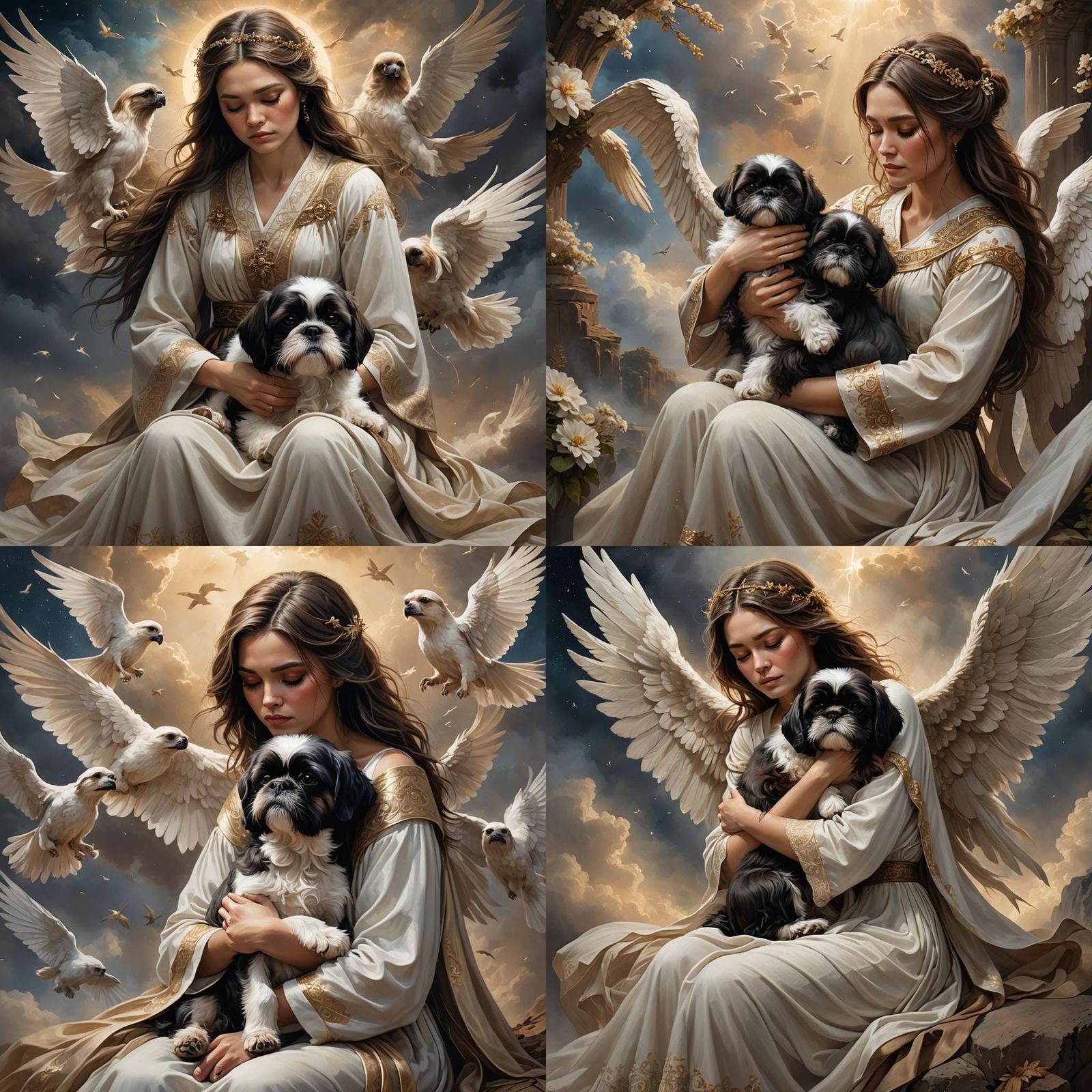 Woman Mourns Pet Dog's Journey to Heaven