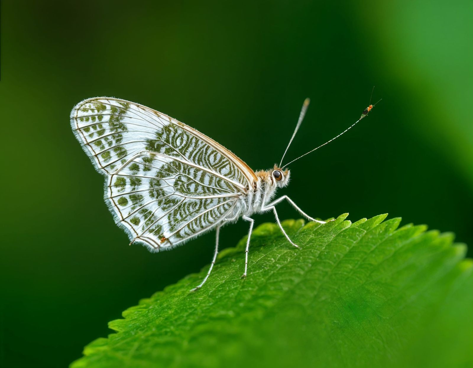Mystical Fractoluminescent Lacewing Butterfly