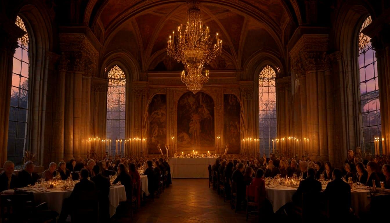 Majestic Ancient Kingdom in Baroque Oil Painting Style