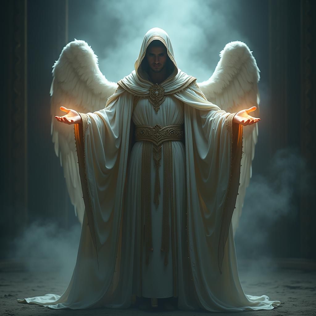Angel of Light in Golden Robes