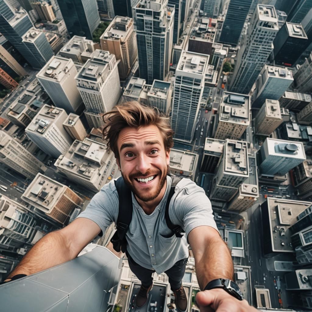 Extreme selfie