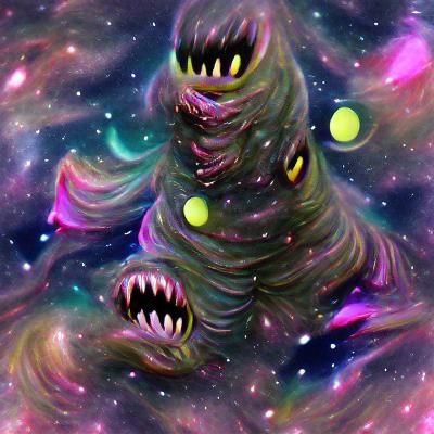 Terrifying Space Monster in the Void