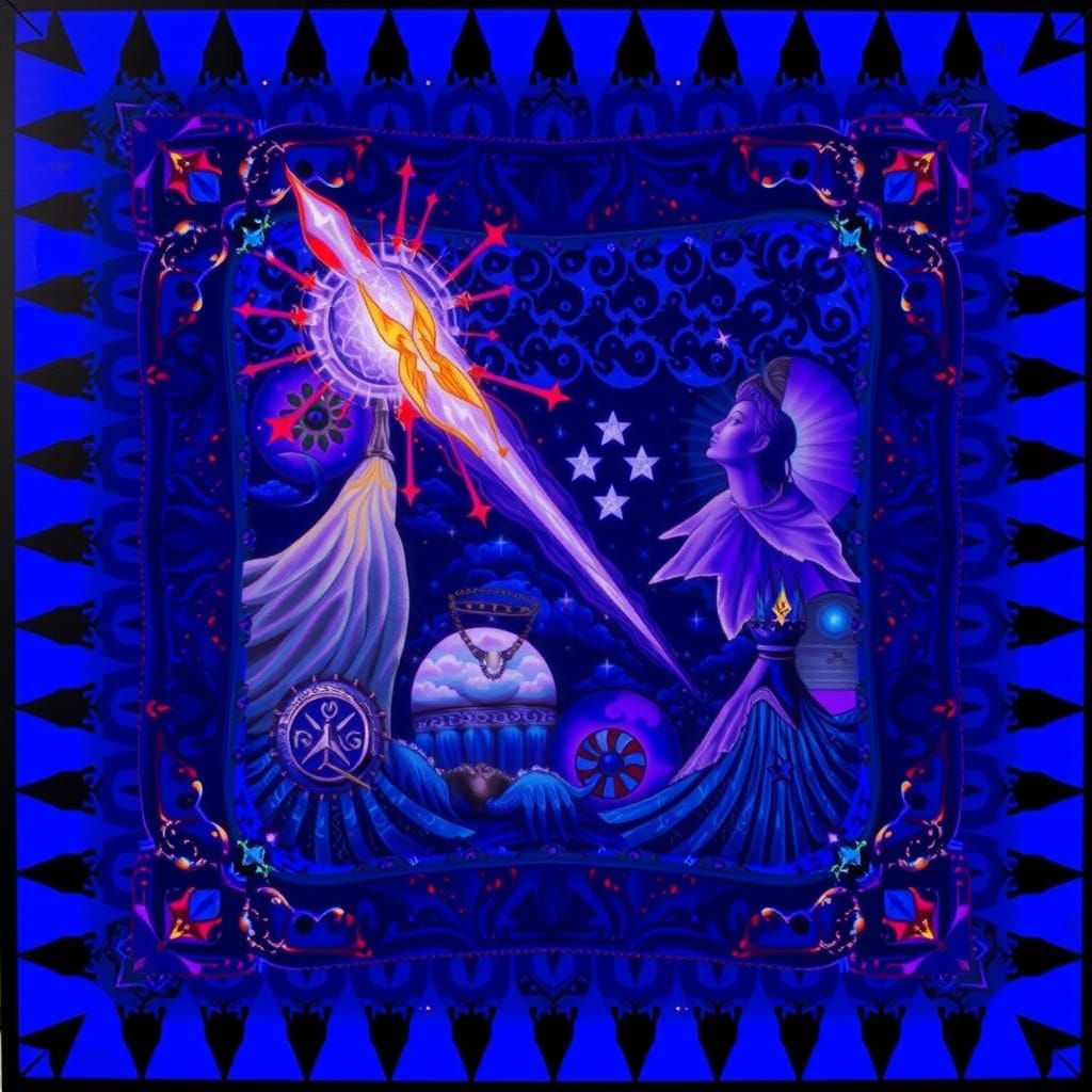 Masterpiece Painting of Beauty and Truth