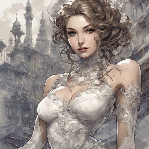 AI Portrait of a Pretty Girl