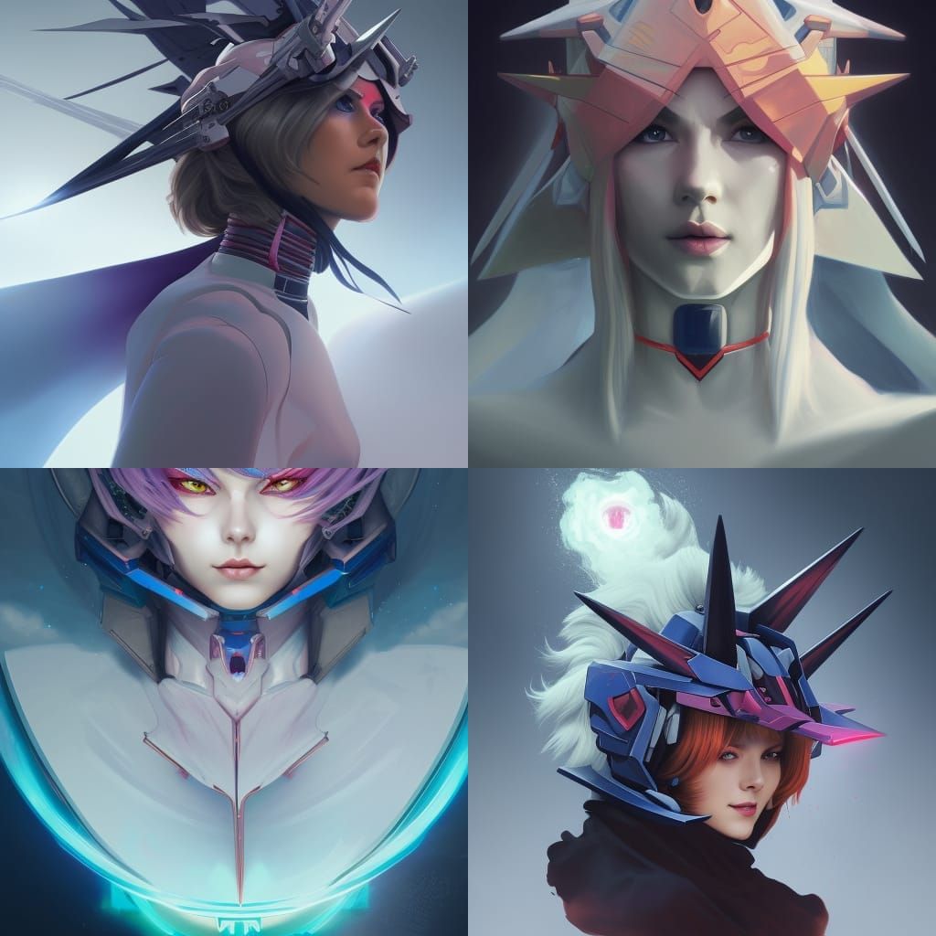 Ranni the Witch Gundam Portrait: Hyperdetailed Art