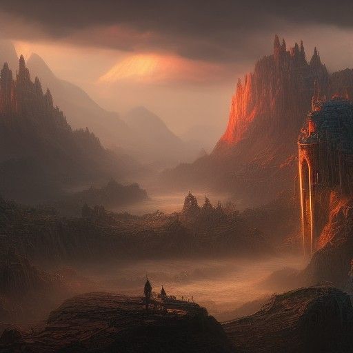 Detailed Matte Painting: Calm After the Storm