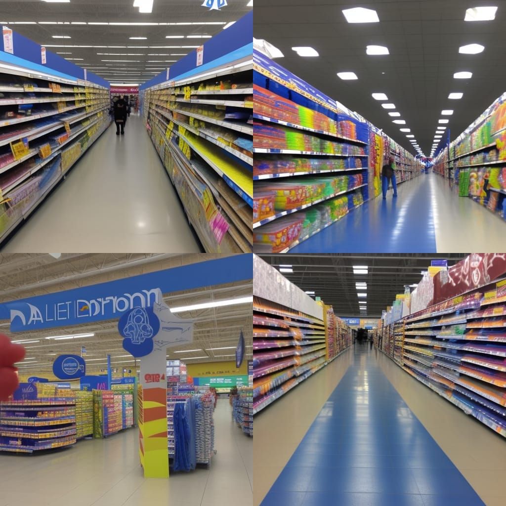 Surreal Portal Opens in Walmart