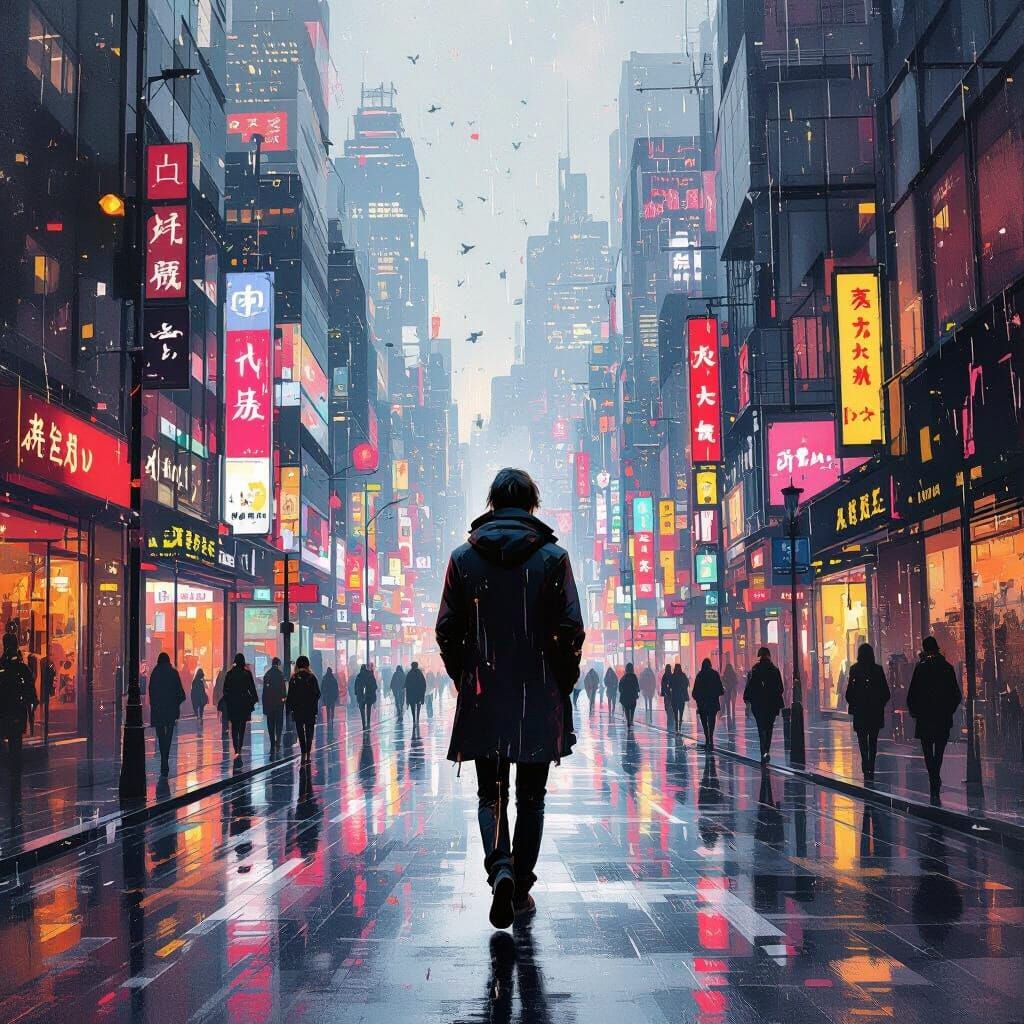 Soul Finds Purpose in Music Amidst Cityscape