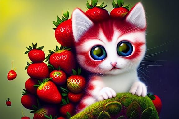 Strawberry Kitten