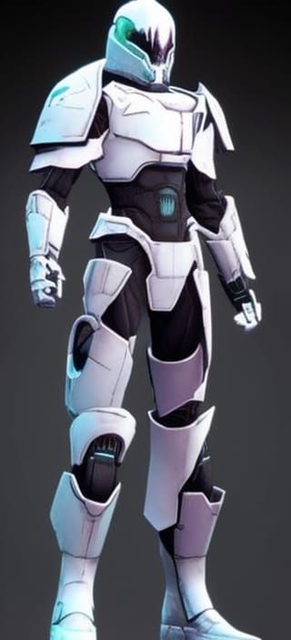 Sci-Fi Soldier in Tactical Armor: Concept Art