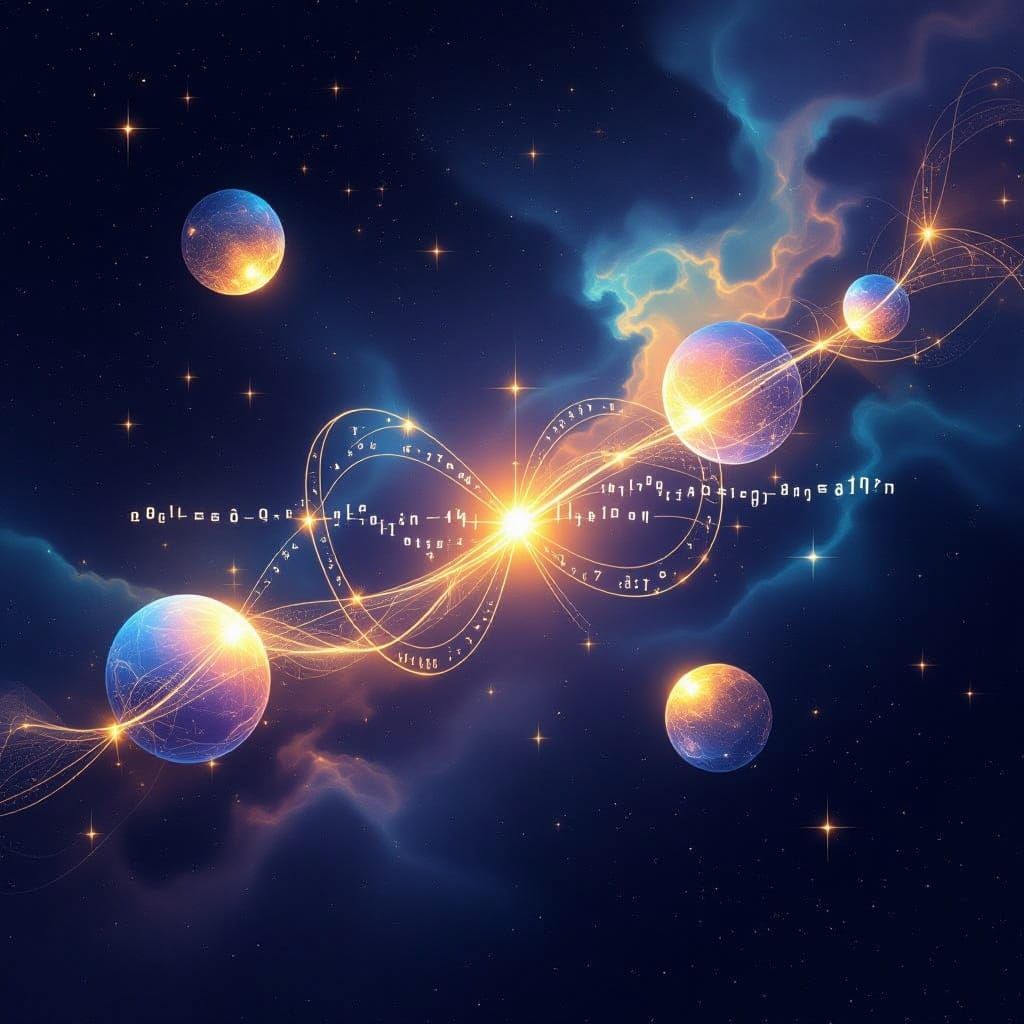 Mathematics and Hope: Surrealist Celestial Bridge