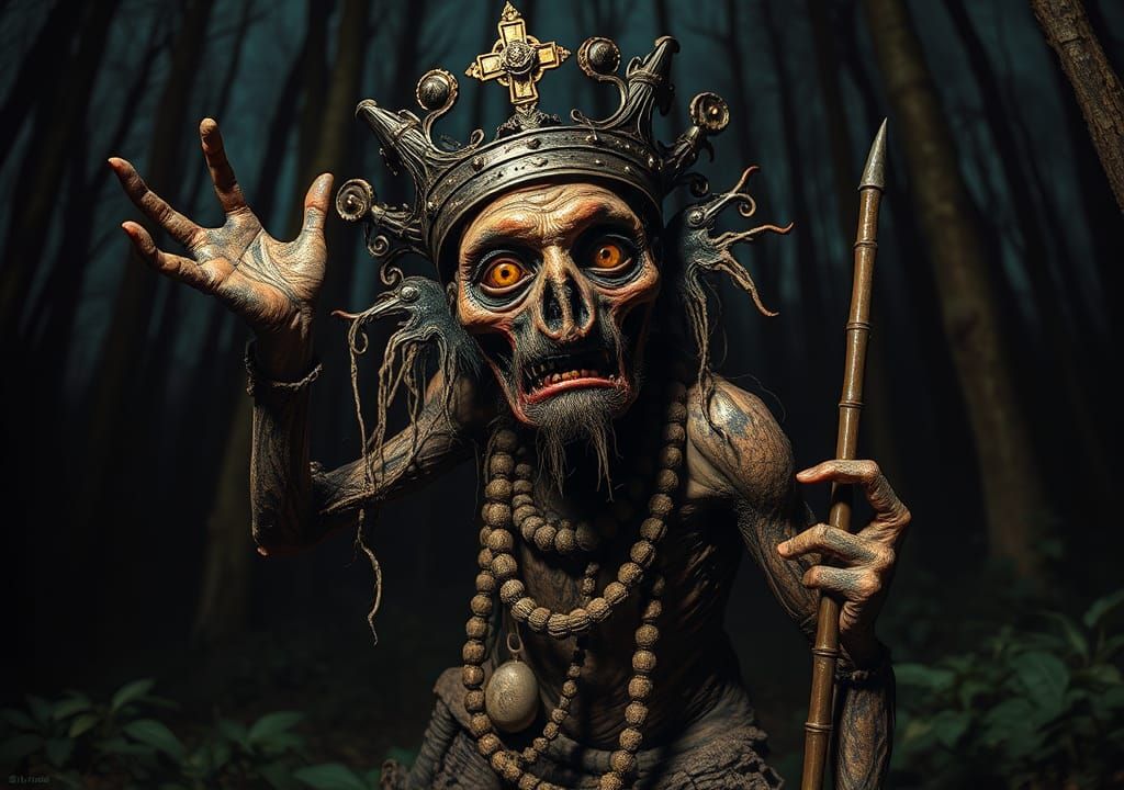 Creepy Voodoo King of the Swamp