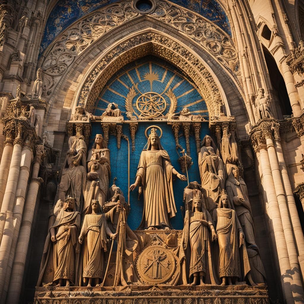 Cathedral of Notre Dame as Cat Deity