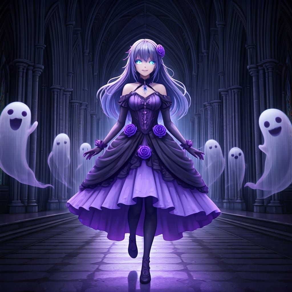 Ghost Princess Ascends in Anime Style