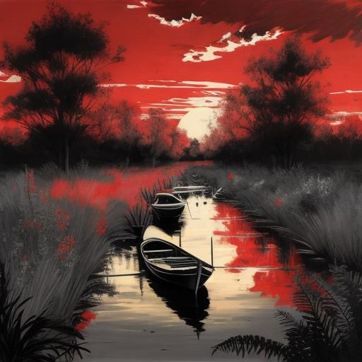 Monochrome Abstract in Black and White